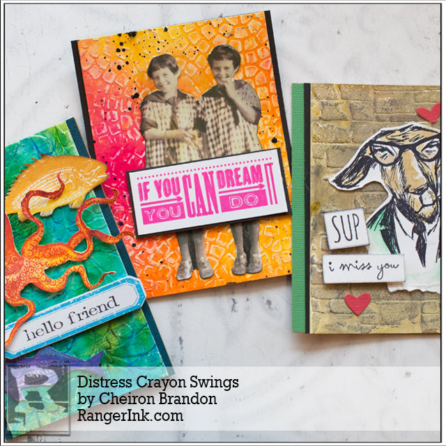 Distress Crayon Backgrounds by Cheiron Brandon