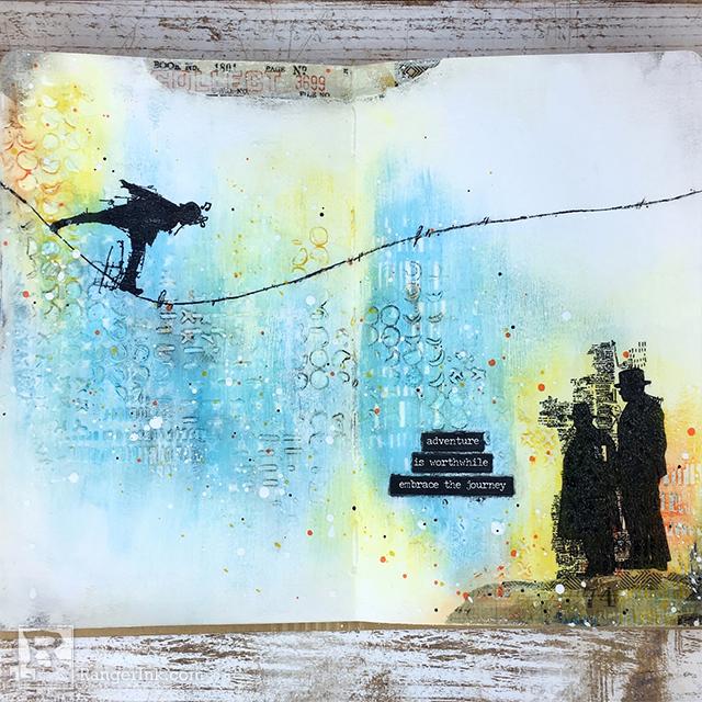 Adventure Art Journal Page by Bobbi Smith