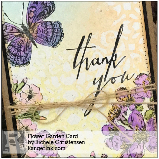 Flower Garden Card by Richele Christensen