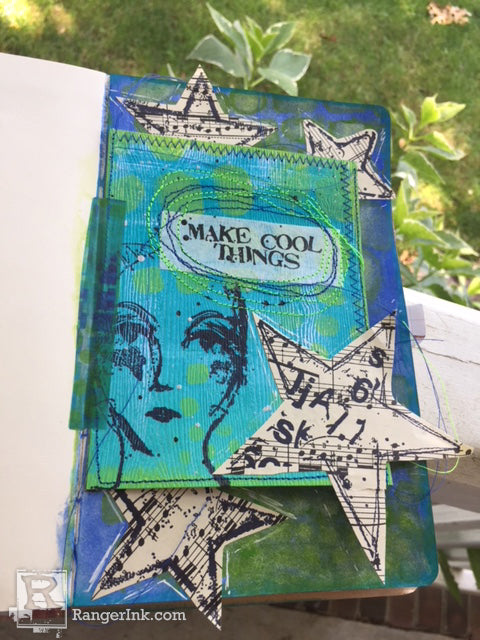 Dina Wakley Media Art Journal Tip In by Kristi Nazzaro