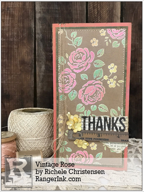 Vintage Rose by Richele Christensen