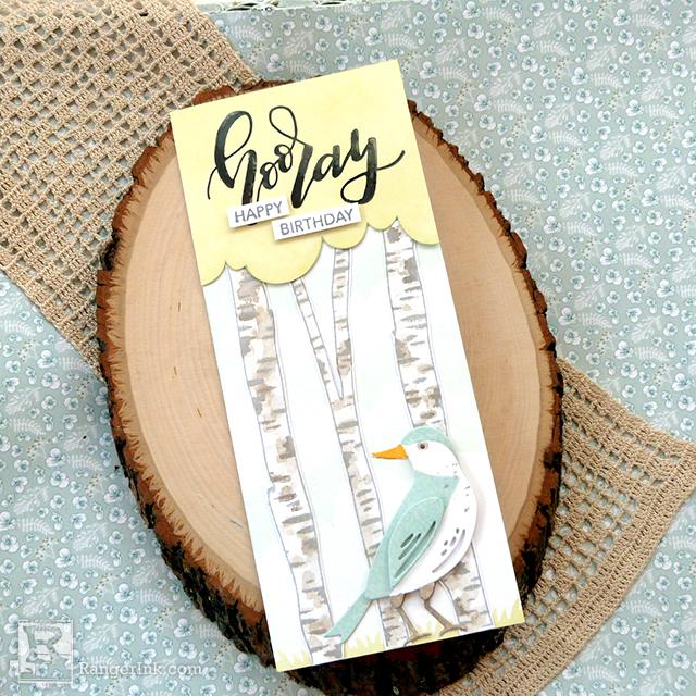 Distress® Hooray Happy Birthday Card by Audrey Pettit