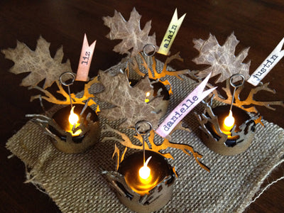 Distress Illuminated Autumn Place Cards