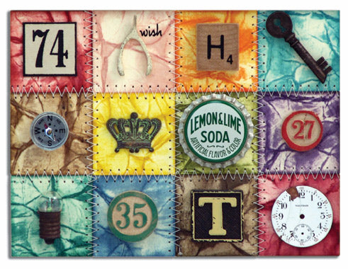 “Distress Mosaic” Card By Tim Holtz