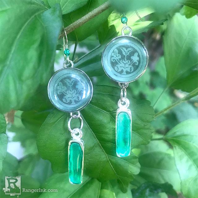 ICE Resin® Summertime Earrings  By Debbie Tlach