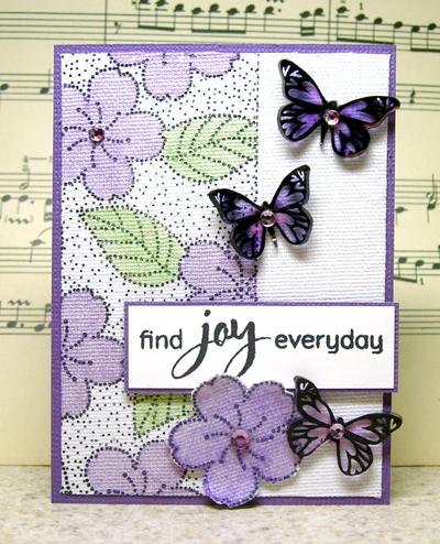 Inkssentials Shrink Plastic Joyful Butterflies ATC