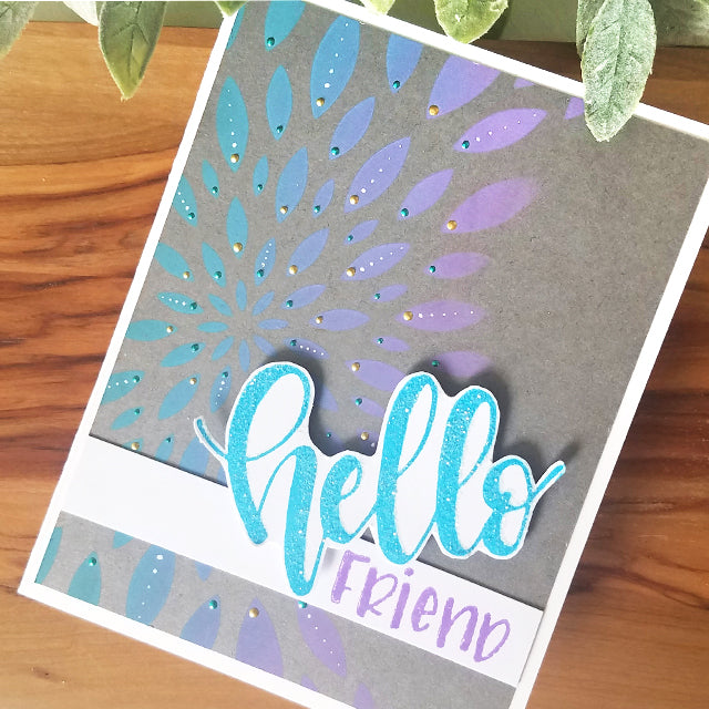 Hello Friend Card by Joy Baldwin