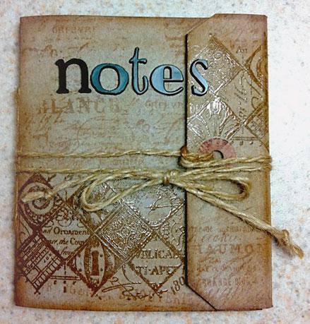 Kraft Tag Notes Book by Richele Christensen