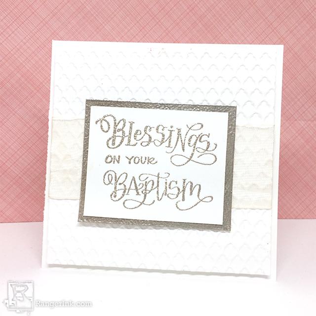 Letter It™ Baptism Card by Taylor Huizenga