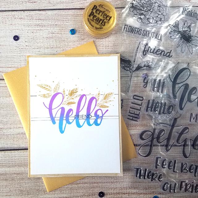 Hello Friend Card by Joy Baldwin