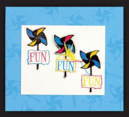 Perfect Medium™ Pinwheel Card By Bonnie Egenton