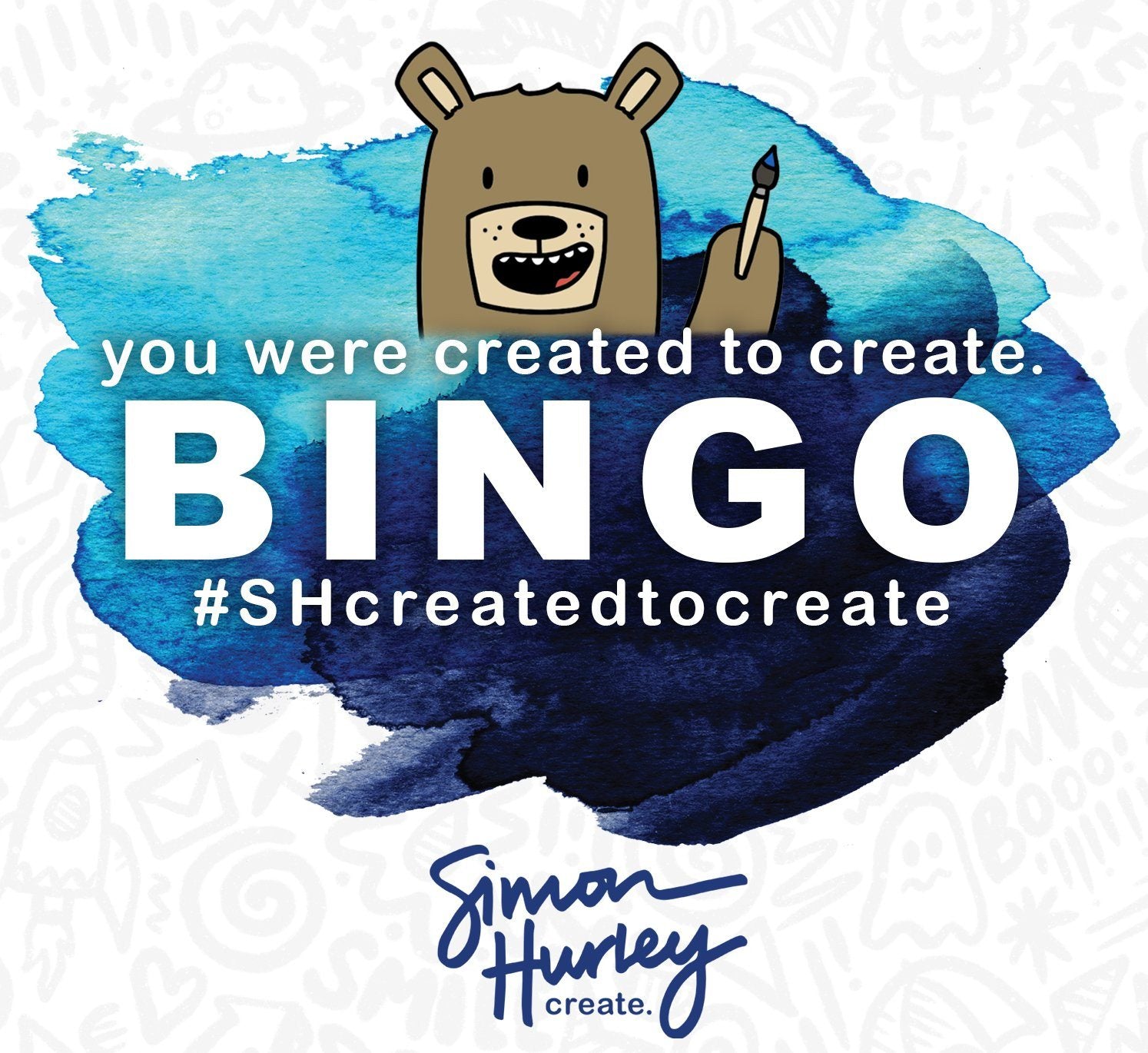 Simon Hurley created to create. BINGO:  May