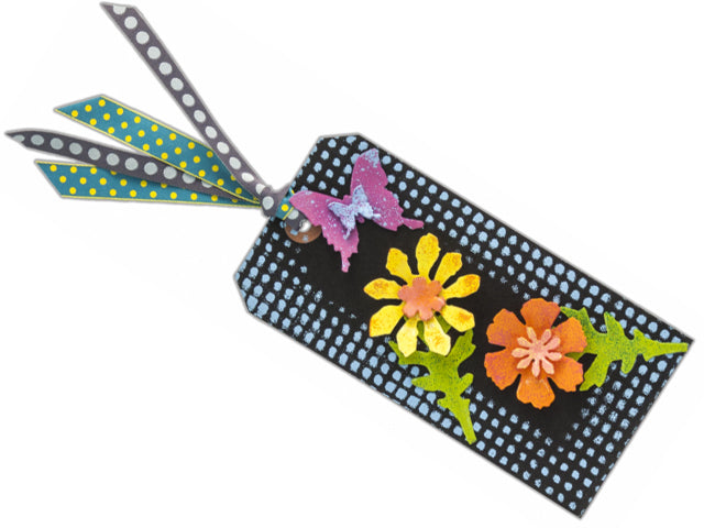 Summer Flower Tag By Debbie Tlach