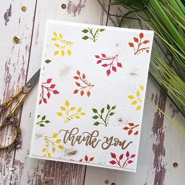 Thank You Fall Card by Joy Baldwin