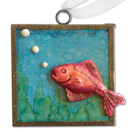 Underwater Fish Pendant By Debbie Tlach