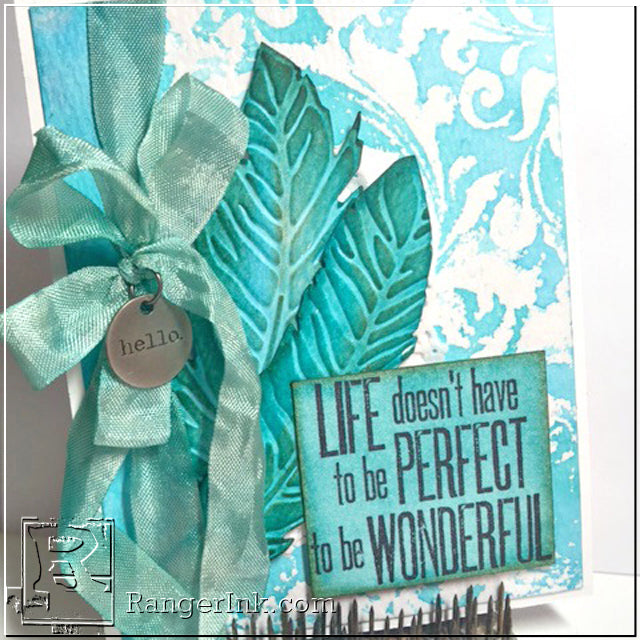 Watercolor Embossing Resist by Yvonne Blair