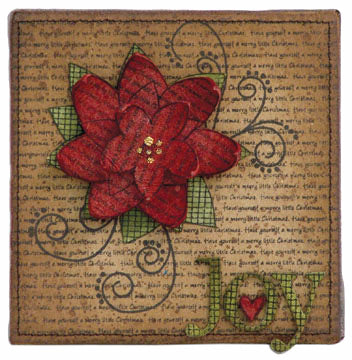 “Joy” Mini Canvas By Wendy Vecchi