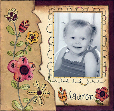 Lauren Scrapbook Page By Andra Wheeler