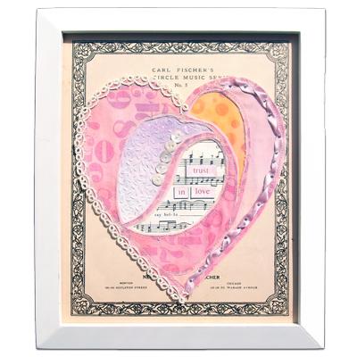 Adirondack Color Wash Heart Wall Hanging By Lisa Dixon