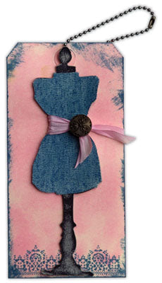 Distress Stain Tag Make-It-Take-It, CHA Winter 2011 By Debbie Tlach