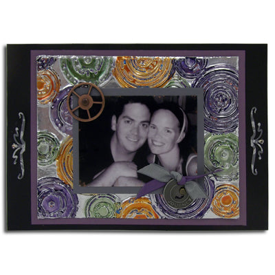 Metal Foil Tape Picture Frame By Arlene Stump