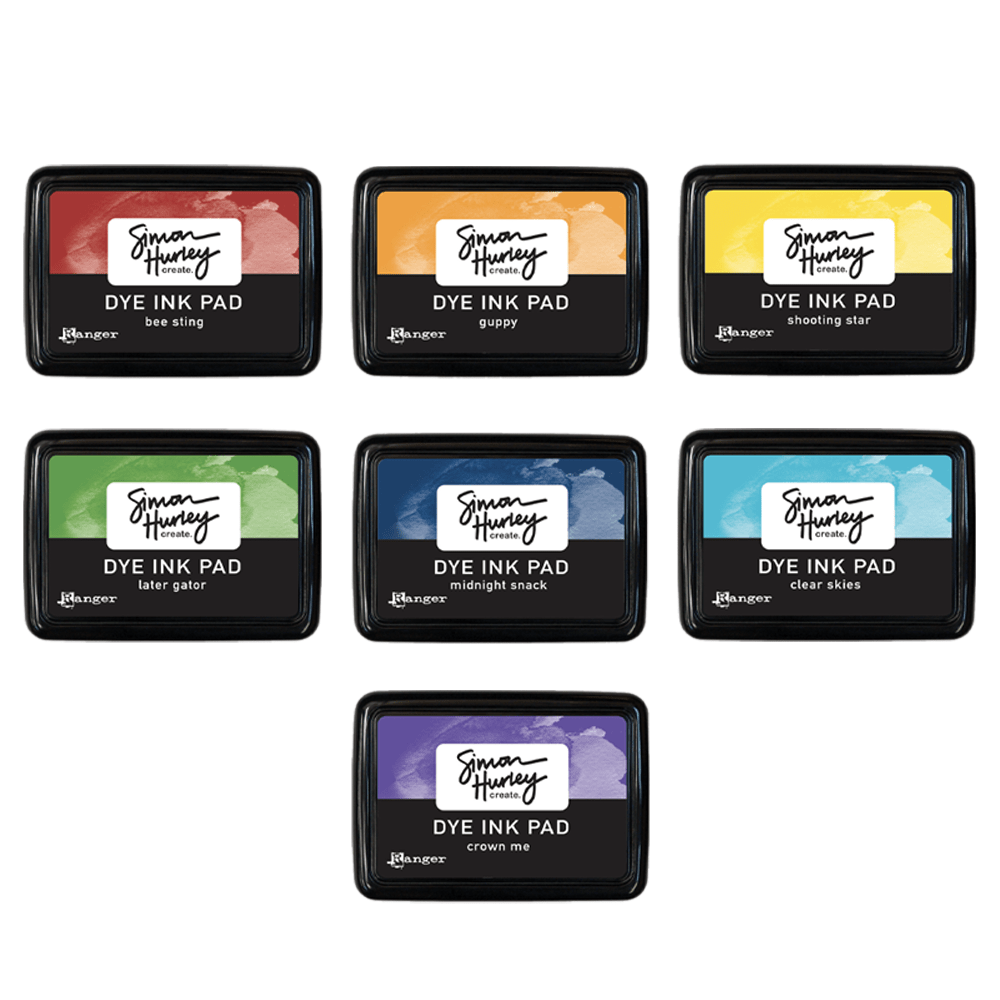 Simon Hurley Primary Ink Pad Sets Ranger Ink 