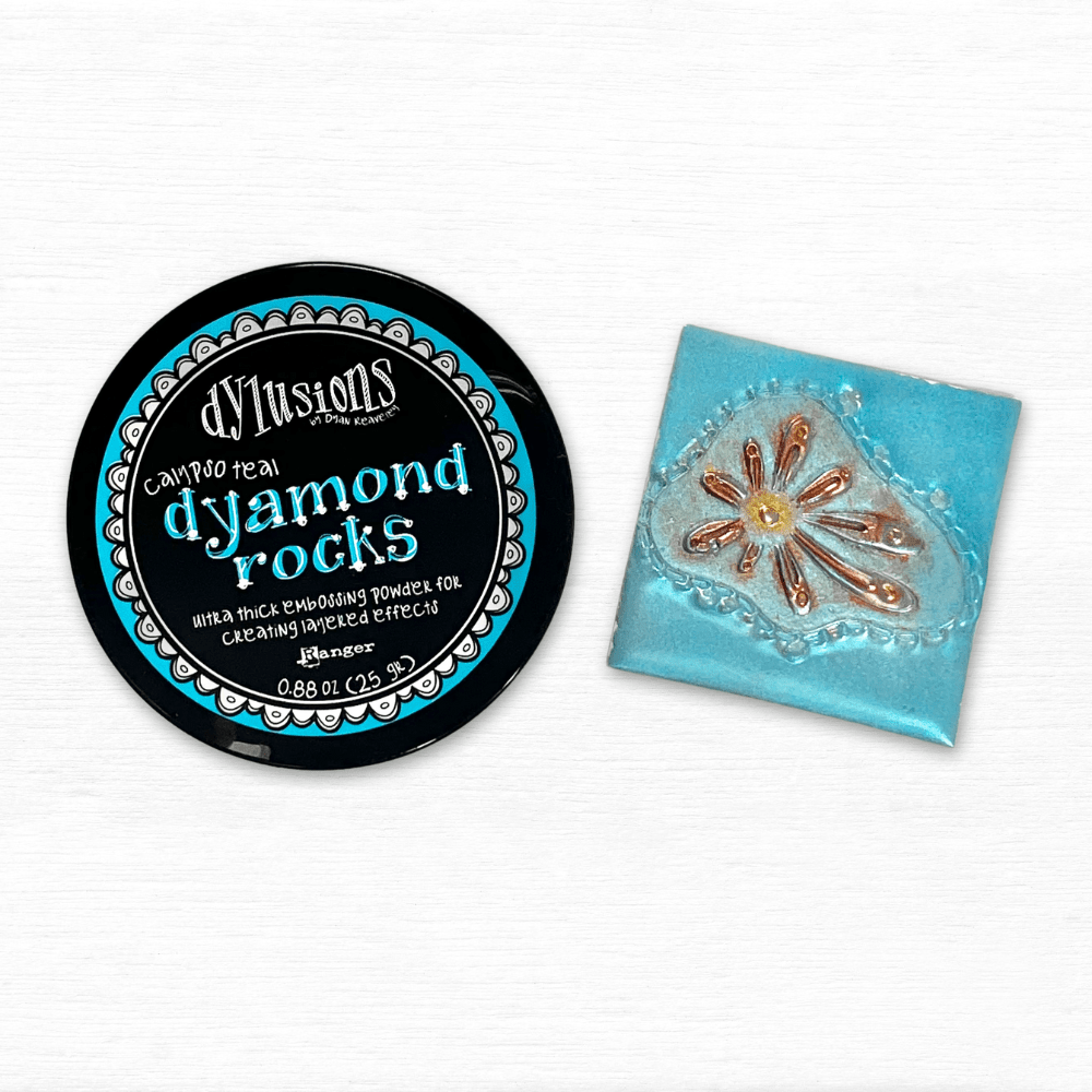 Dylusions Dyamond Rocks - Calypso Teal Powders Dylusions 