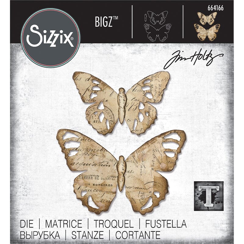 Alterations by Sizzix Bigz Die - Tattered Butterfly Sizzix Tim Holtz Other 