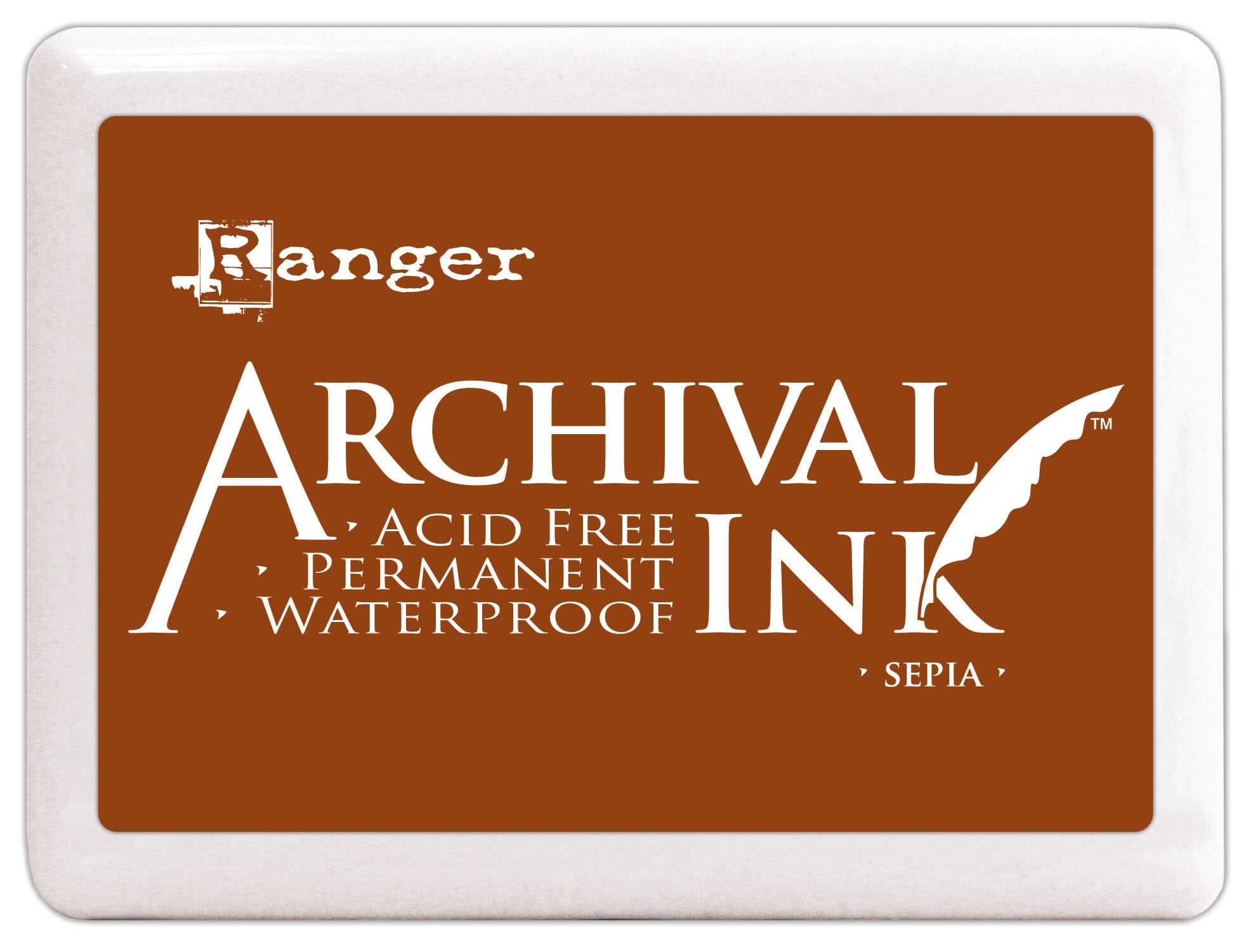 Jumbo Archival Ink™ Pads Sepia Ink Pad Archival Ink 