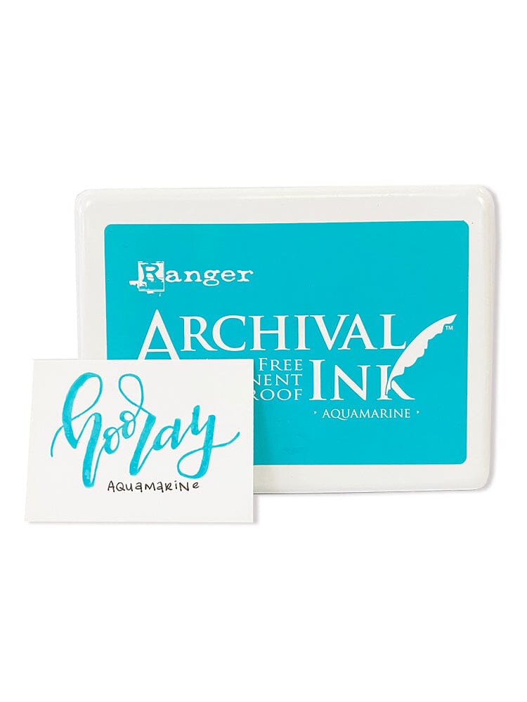 Jumbo Archival Ink™ Pads Aquamarine Ink Pad Archival Ink 