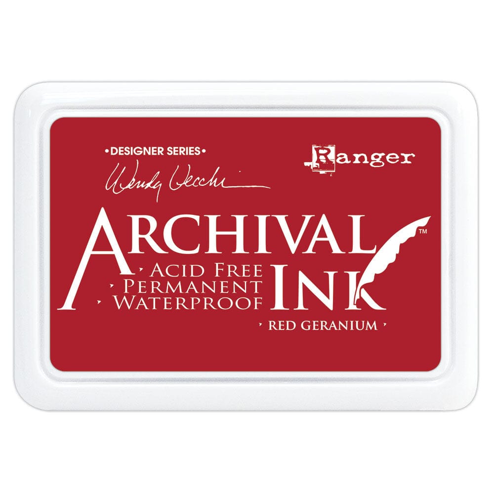 Wendy Vecchi Archival Ink™ Pad Red Geranium Ink Pad Wendy Vecchi 