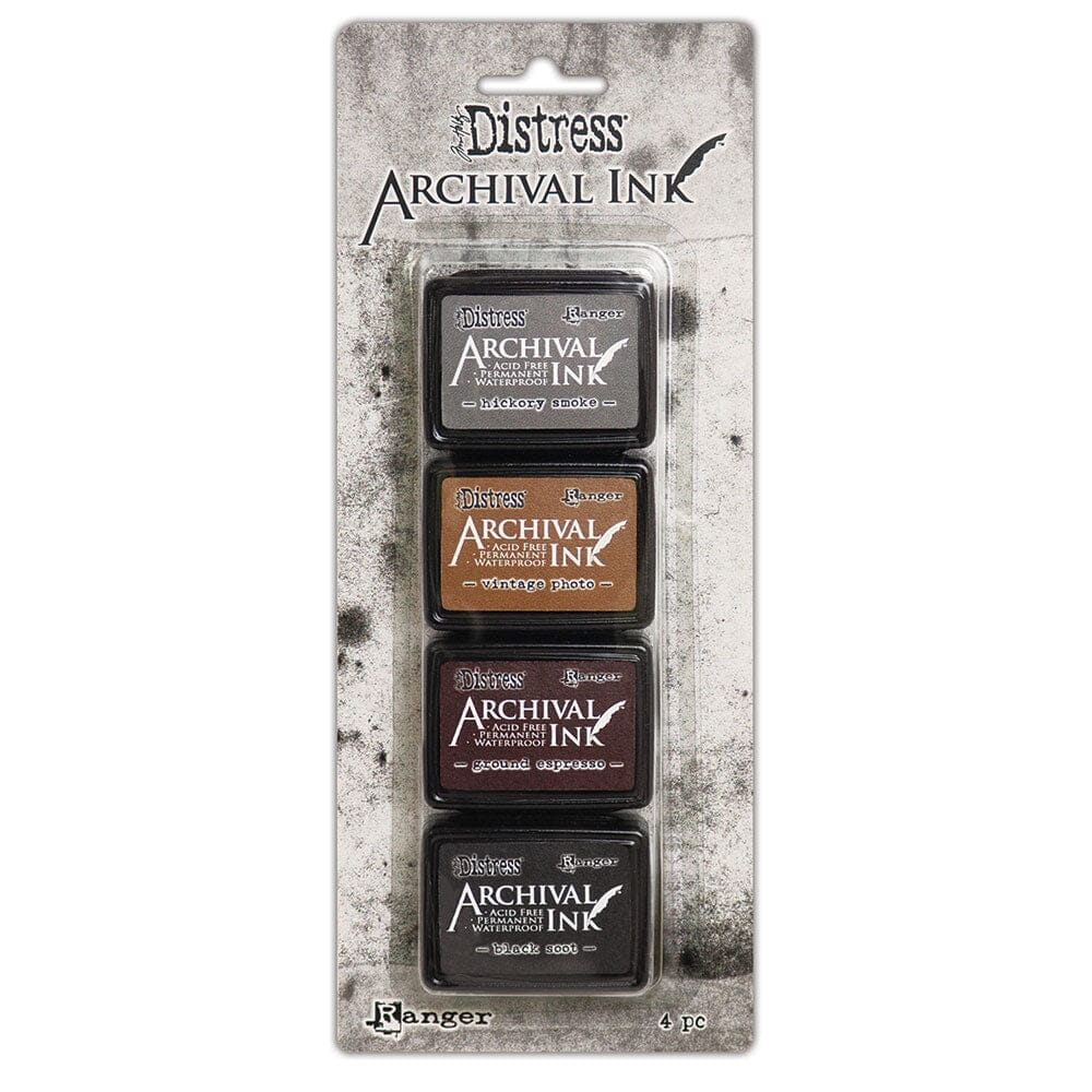 Tim Holtz Distress® Mini Archival Ink™ Kit #3 Kits Distress 