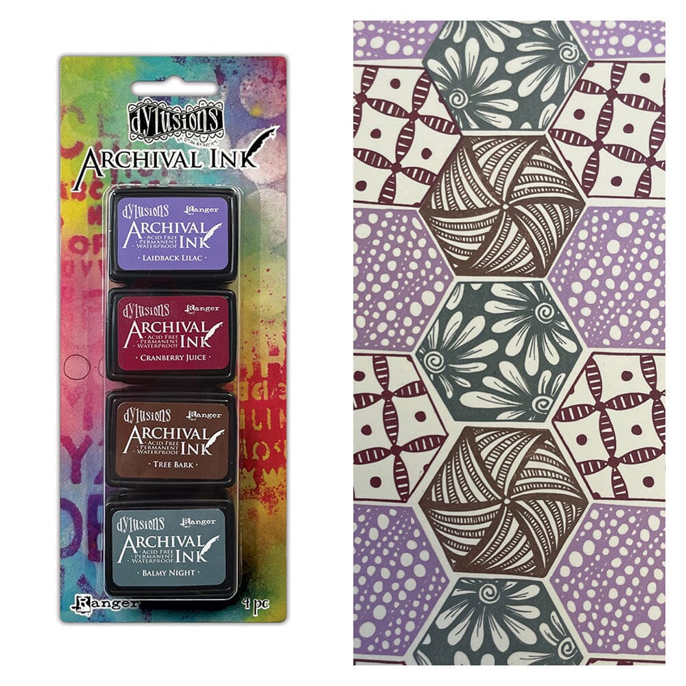 Dylusions Mini Archival Ink Kit #4 Ink Pad Dylusions 