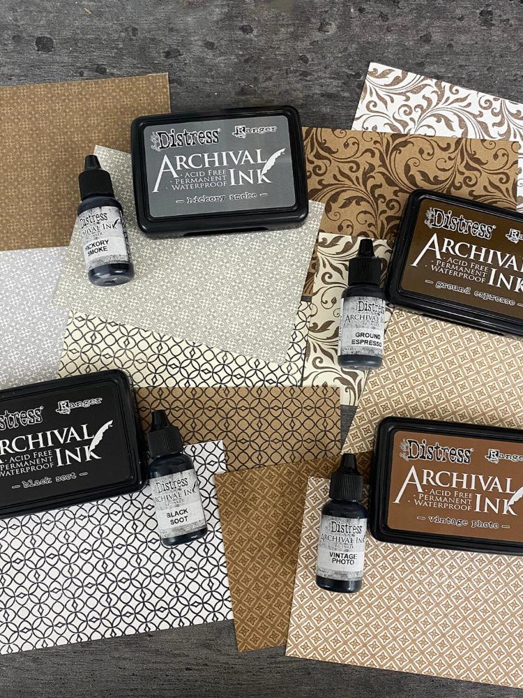 Tim Holtz Distress® Archival Ink™ 4-pack Kits Distress 