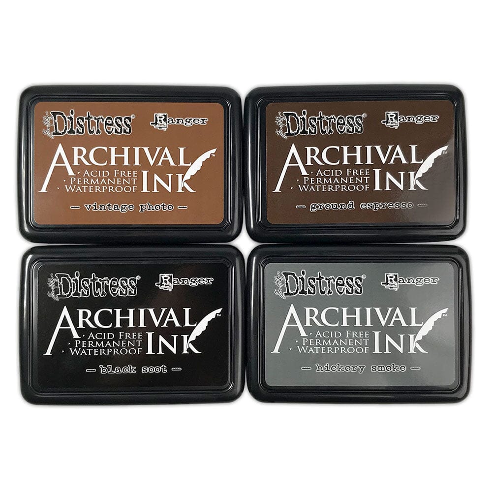 Tim Holtz Distress® Archival Ink™ 4-pack Kits Distress 