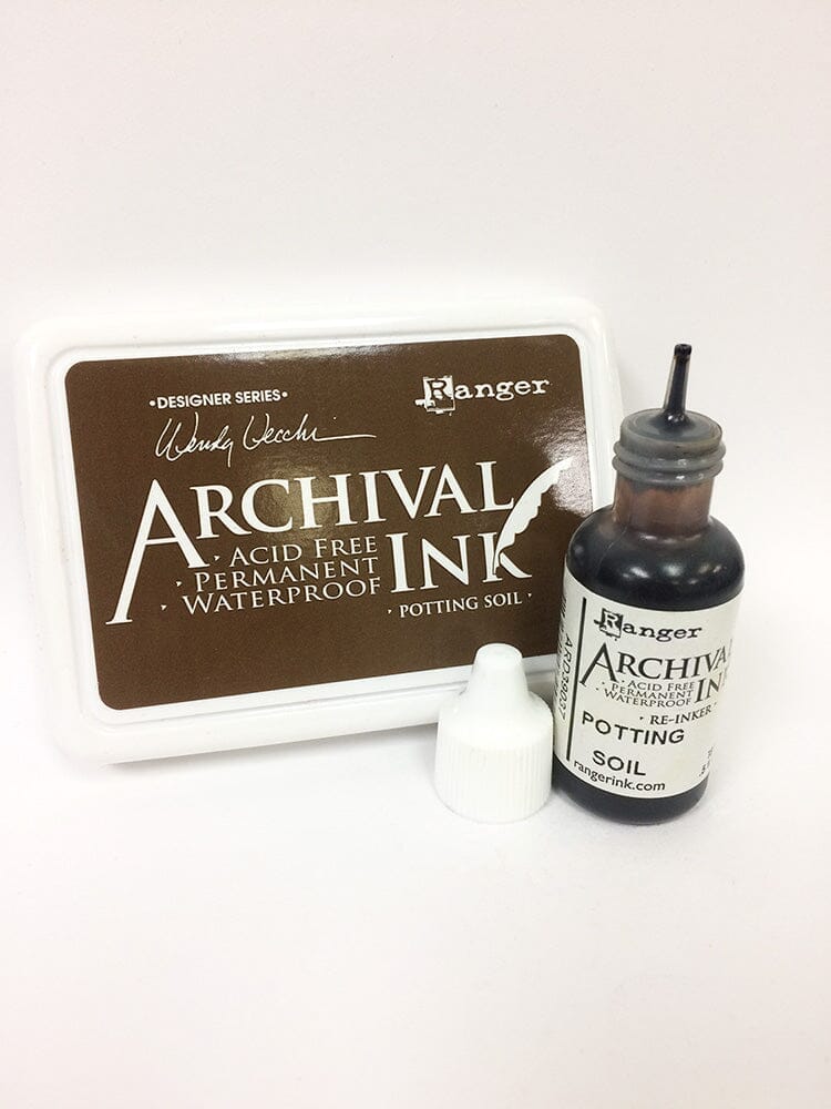 Wendy Vecchi Archival Ink™ Pad Re-Inker Potting Soil, 0.5oz Ink Wendy Vecchi 