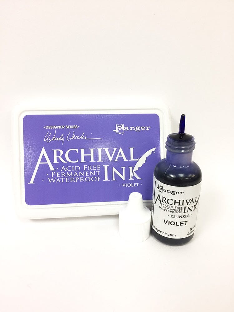 Wendy Vecchi Archival Ink™ Pad Re-Inker Violet, 0.5oz Ink Wendy Vecchi 