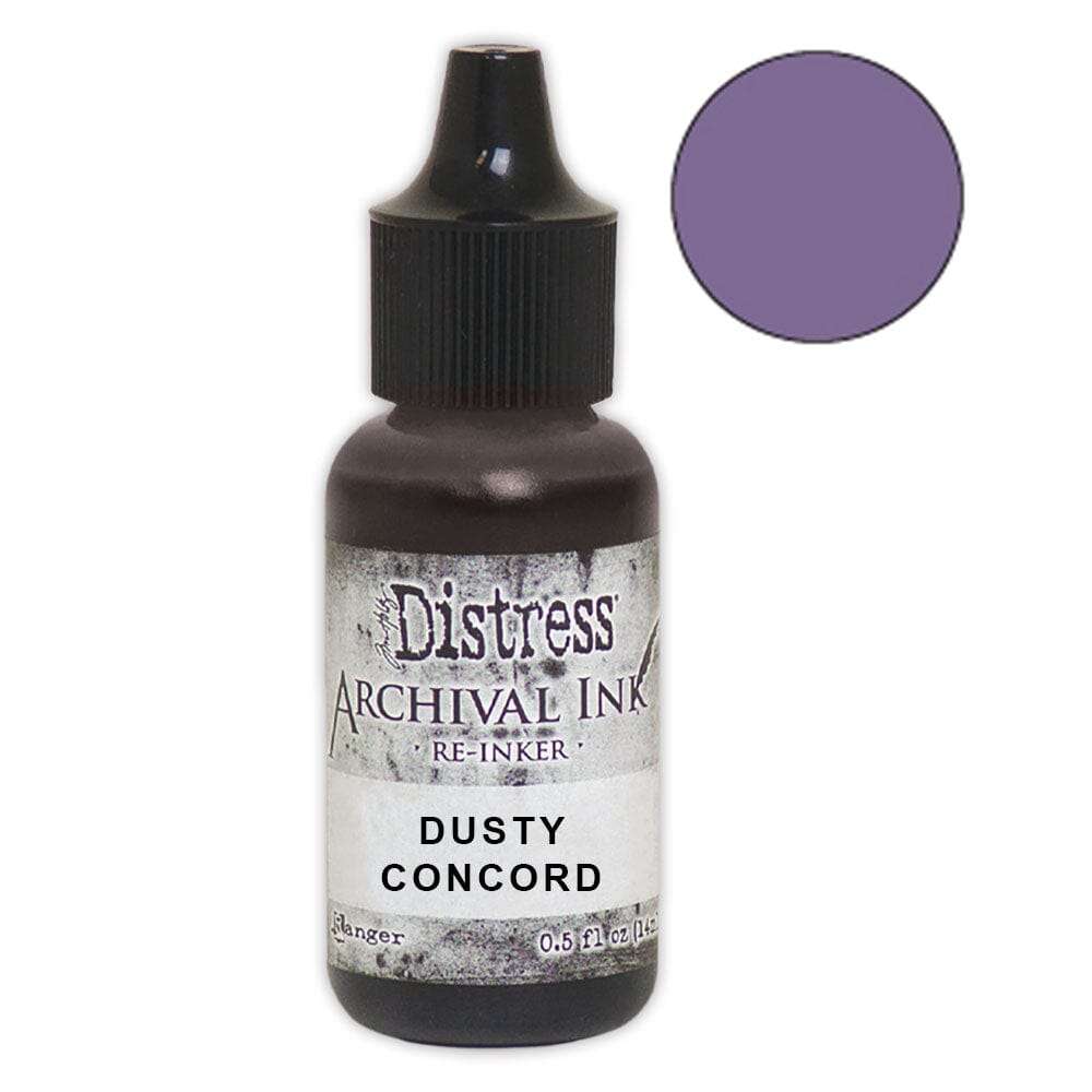 Tim Holtz Distress® Archival Re-Inker Dusty Concord .5 oz Ink Archival Ink 