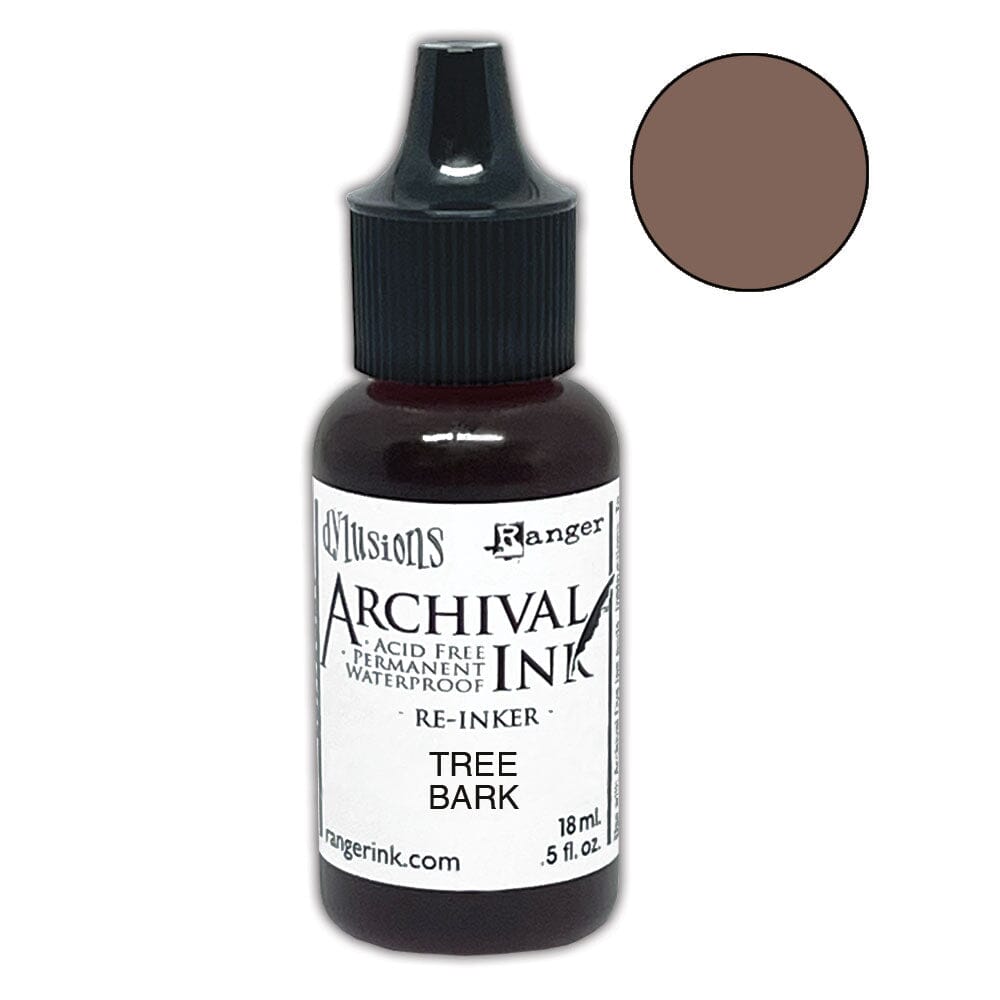 Dylusions Archival Re-Inker Tree Bark 0.5oz Ink Dylusions 