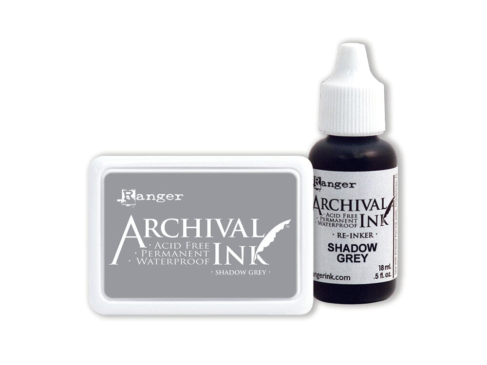 Archival Ink™ Pads Re-Inker Shadow Grey, 0.5oz Ink Archival Ink 