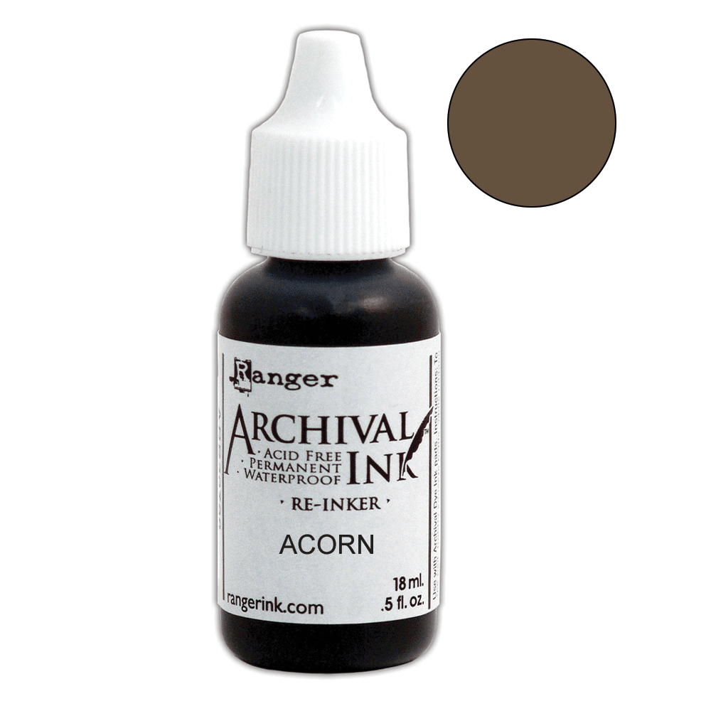 Wendy Vecchi Archival Ink™ Pad Re-Inker Acorn, 0.5oz Ink Wendy Vecchi 