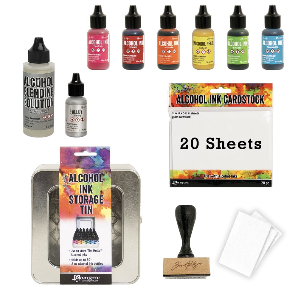 Tim Holtz® Alcohol Ink Starter Kit Bundles Alcohol Ink 