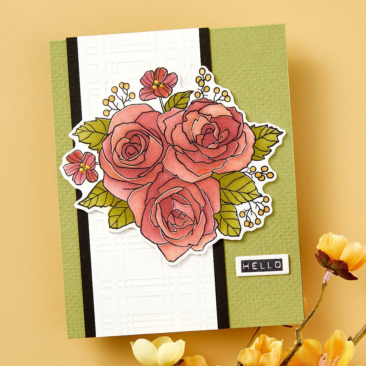 Wendy Vecchi Spellbinders SDS & Stencil Garden Party Dies Ranger Ink 