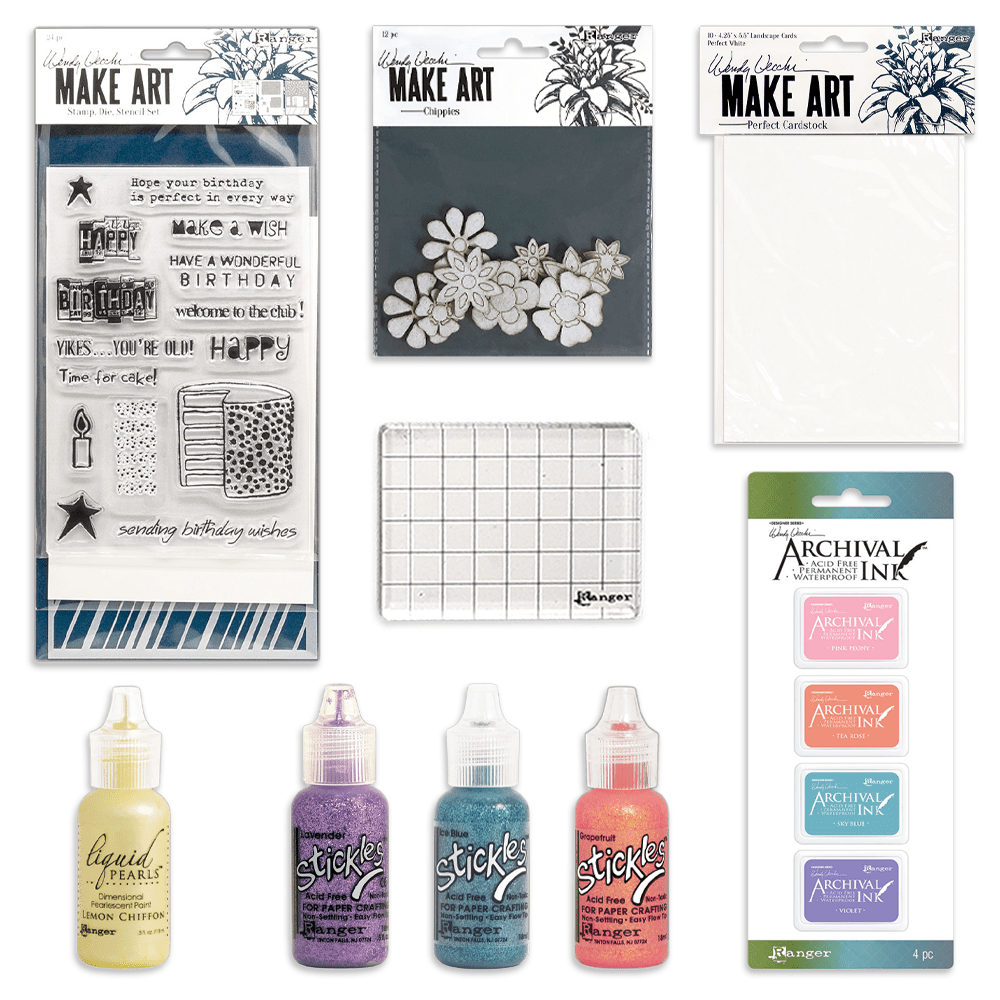 Birthday Card Making Kit Bundles Ranger Ink 