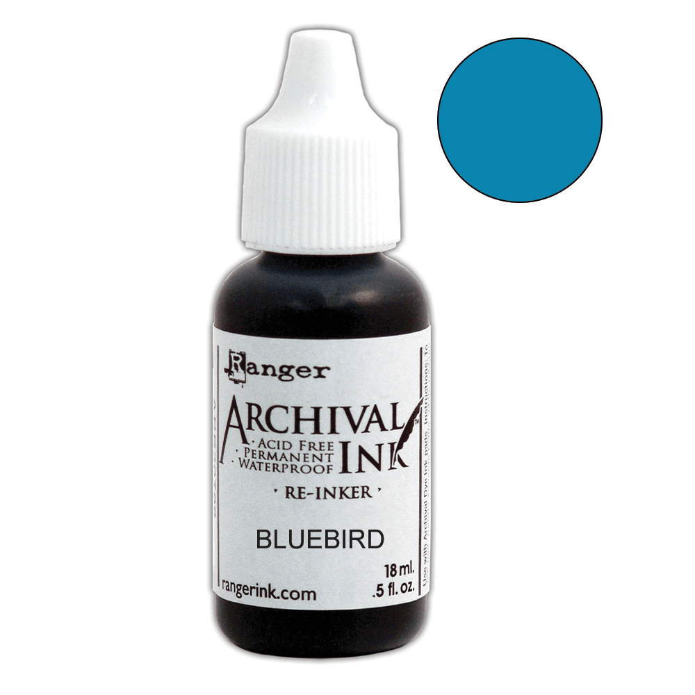 Wendy Vecchi Archival Ink™ Pad Re-Inker Bluebird, 0.5oz Ink Wendy Vecchi 