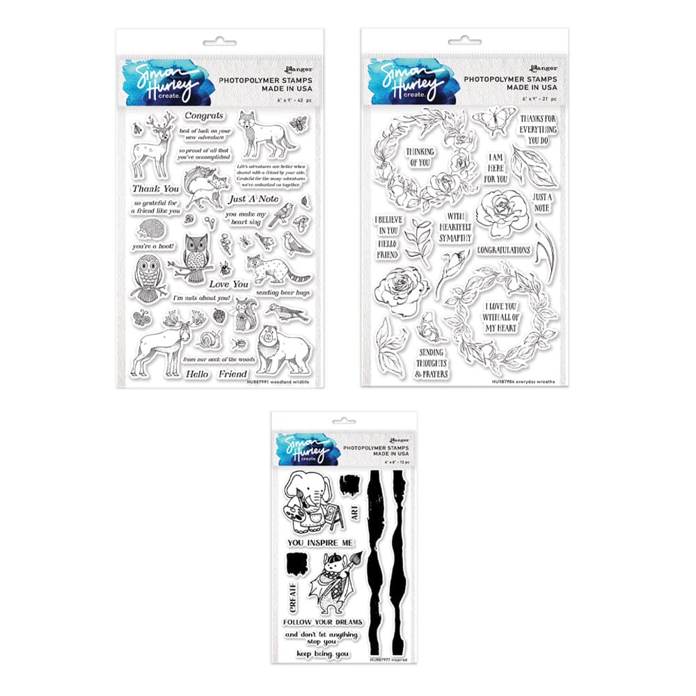 Simon Hurley create. Photopolymer Stamp Bundle Bundles Simon Hurley 