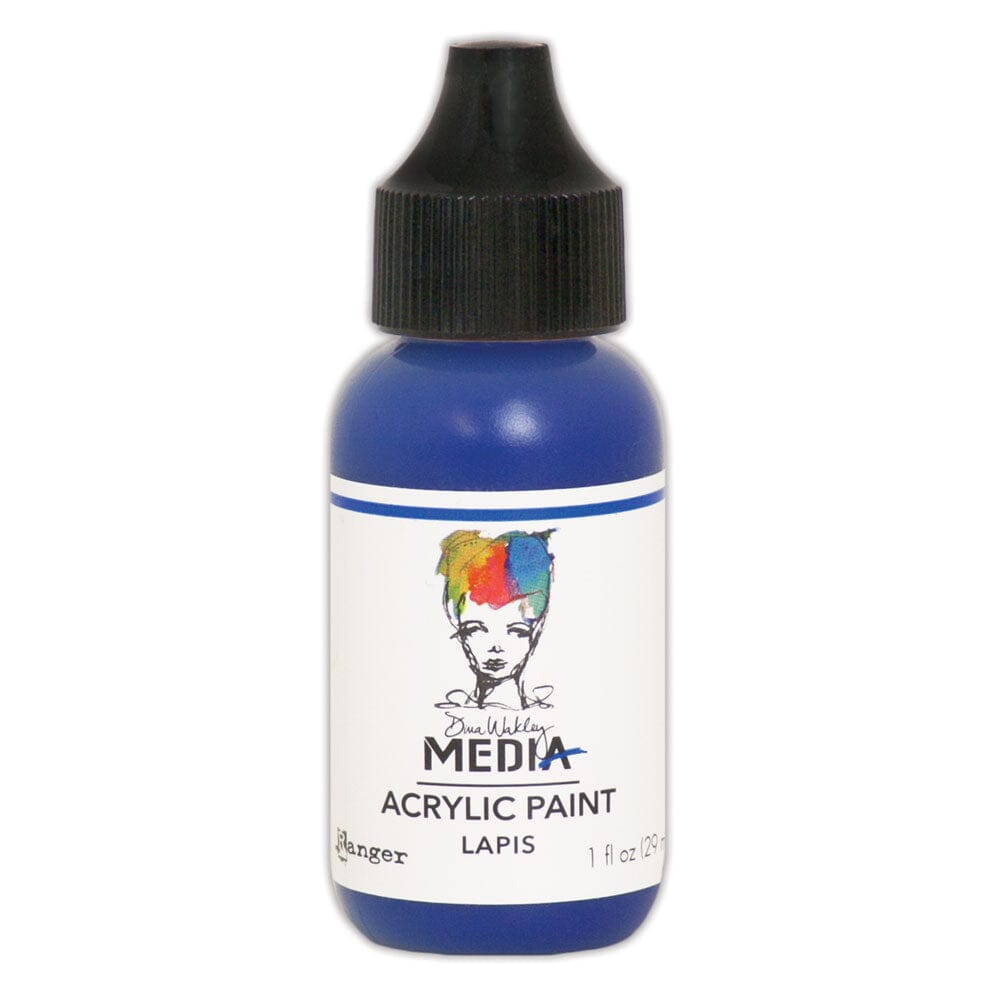 Dina Wakley Media Acrylic Paint Lapis, 1oz Paint Dina Wakley Media 