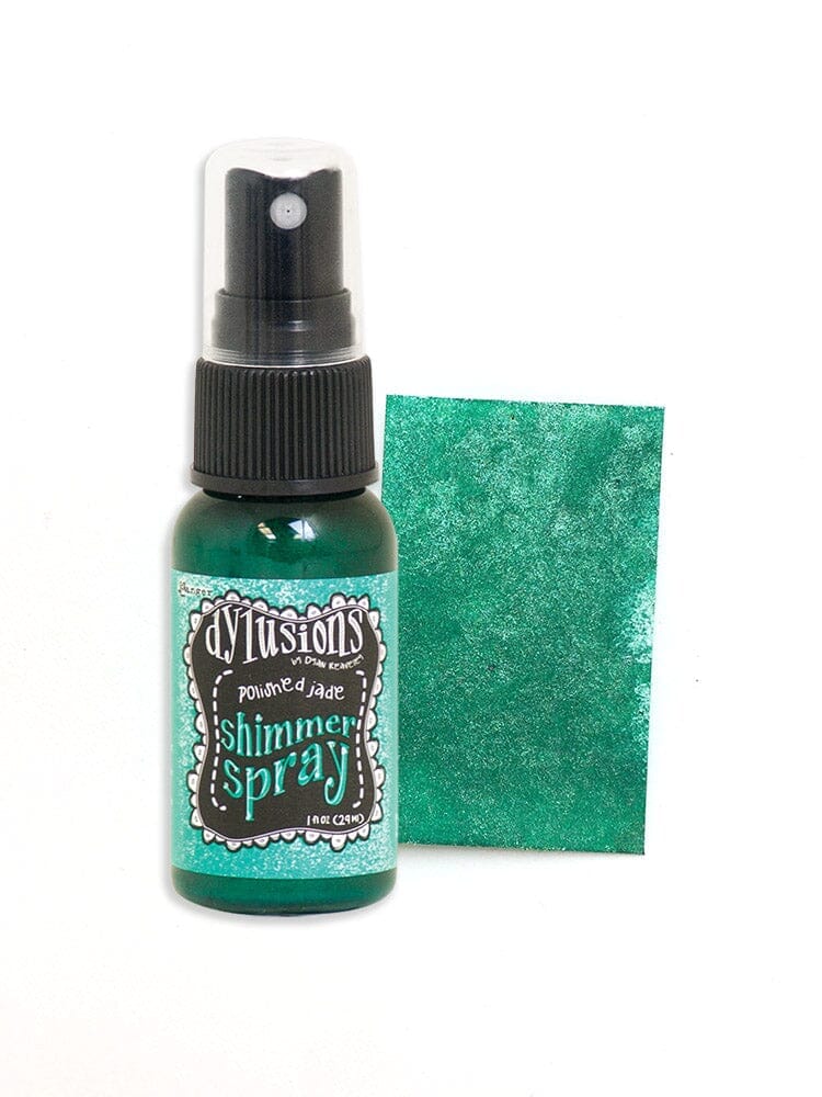 Dylusions Shimmer Spray Polished Jade, 1oz Sprays Dylusions 