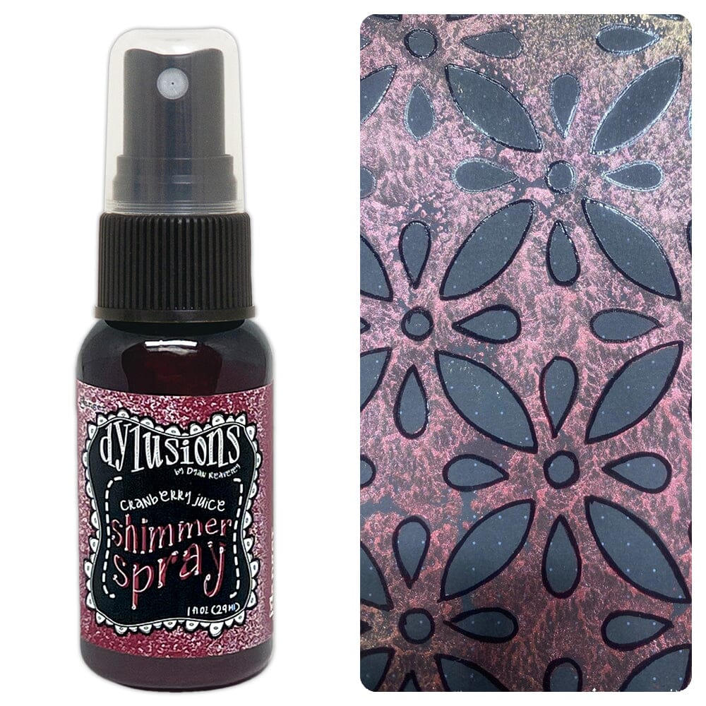 Dylusions Shimmer Spray Cranberry Juice, 1oz Sprays Dylusions 