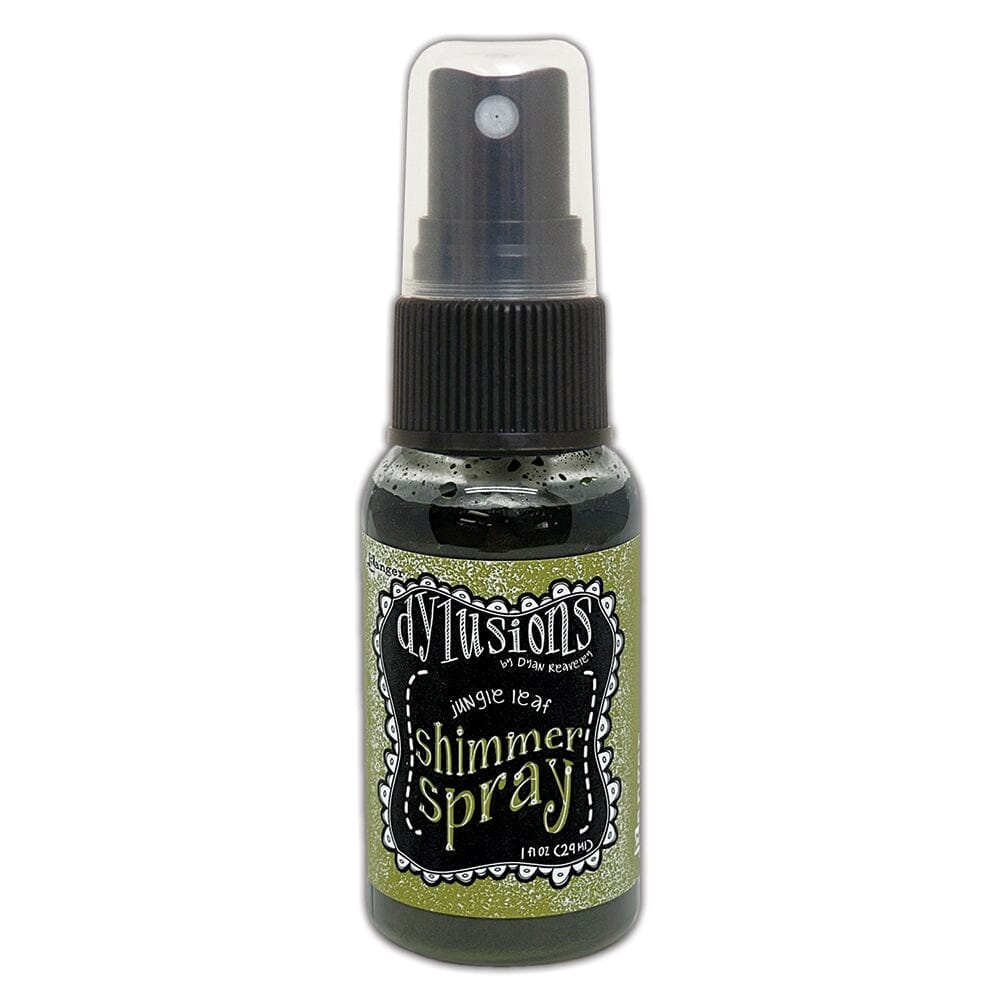 Dylusions Shimmer Spray Jungle Leaf, 1oz Sprays Dylusions 